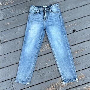 Risen Distressed Women Jeans Sz 7
